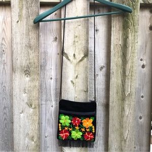 New Boho Embroidered Pouch Purse Cross Body
